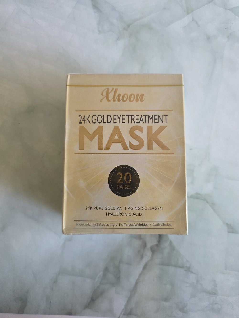 24K Gold Eye Treatment Mask — Gold